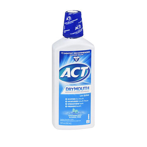 Act, Act Total Care Dry Mouth Rinse, Mint 18 oz