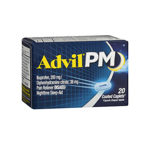 Advil, Advil Pain Reliever And Nighttime Sleep Aid, 20 caplets