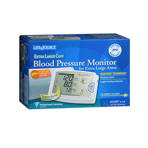 Lifesource, Lifesource Blood Pressure Monitor, Extra Large 1 each