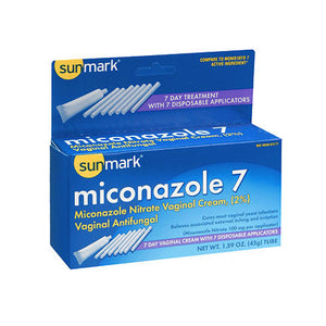 Sunmark, Sunmark Miconazole 7 Vaginal Antifungal Disposable Applicators, Count of 1