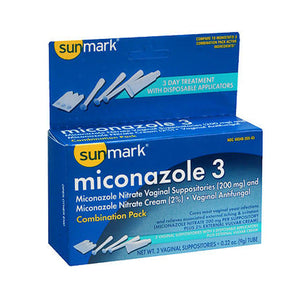 Sunmark, Sunmark Miconazole 3 Vaginal Antifungal Disposable Applicators, 0.32 oz