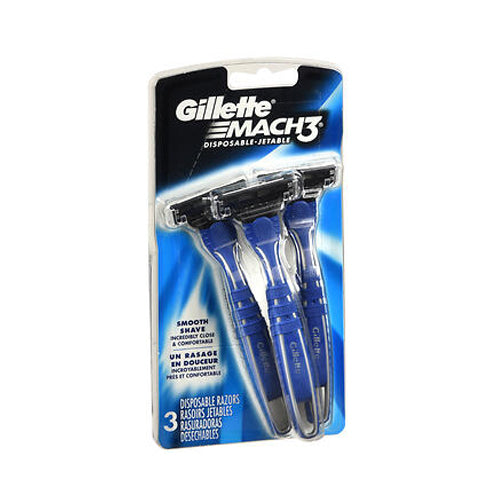 Gillette, Gillette Mach3 Disposable Razors Smooth Shave, 3 each