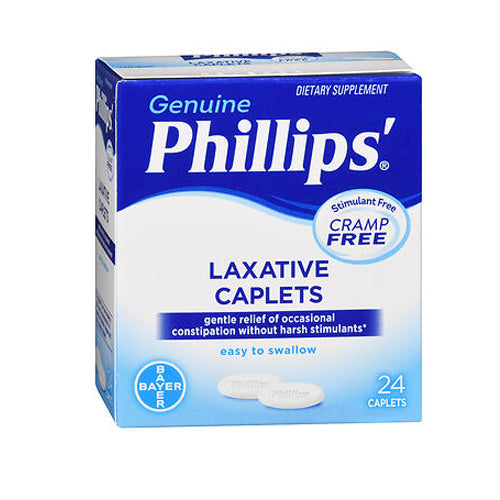 Bayer, Bayer Phillips Cramp-Free Laxative Caplets, Count of 24