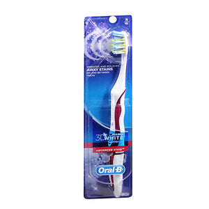 Oral-B, Oral-B Pulsar 3D White Advanced Vivid Toothbrush, 35 Medium each