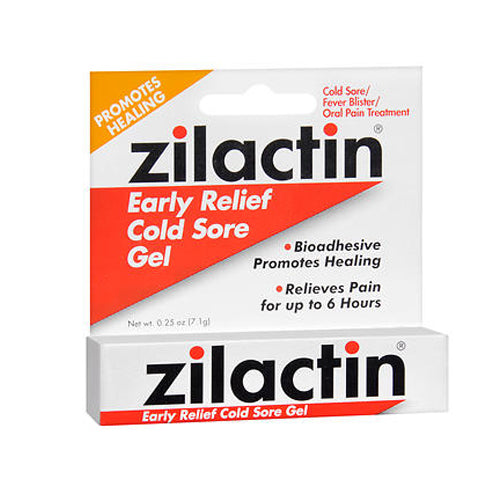 Zilactin, Blairex Zilactin Cold Sore Gel, 0.25 oz