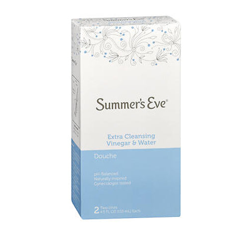 Summers Eve, Summers Eve Extra Cleansing Vinegar Water Douche Summers, 2 X 4.5 oz
