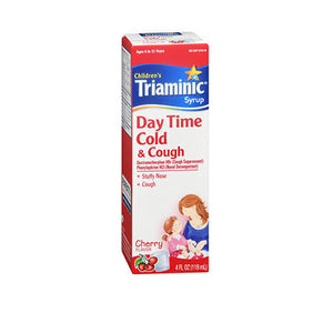 Novartis Consm Hlth Inc, Triaminic Childrens Day Time Cold Cough Syrup, Cherry 4 Oz