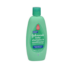 Johnson & Johnson, Johnsons No More Tangles 2-In-1 Formula Shampoo For Thin Straight Hair, 13 oz