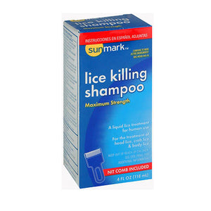 Sunmark, Sunmark Lice Killing Shampoo Maximum Strength, 4 oz