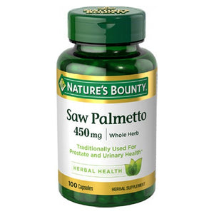 Nature's Bounty, Nature's Bounty Saw Palmetto, 450 mg, 100 caps
