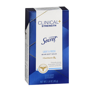 Secret, Secret Clinical Strength Solid Antiperspirant Deodorant Light And Fresh, 1.6 oz