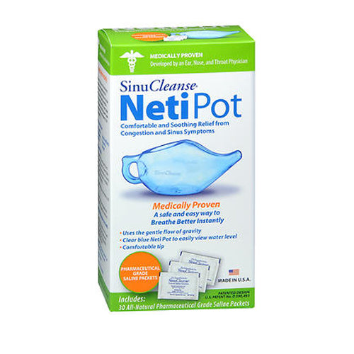 Sinucleanse, Sinucleanse Neti Pot All Natural Nasal Wash System Kit, each