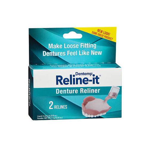 Kendall, D.O.C. Reline-It Denture Reliners, 2 each