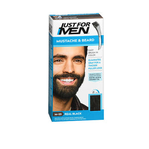 Just For Men, Just For Men Color Gel Mustache Beard, Real Black 1 each