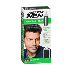 Just For Men, Just For Men Shampoo-In Haircolor, Real Black 1 each