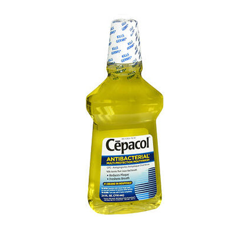 Cepacol, Cepacol Antibacterial Mouthwash With Ceepryn Gold, 24 oz