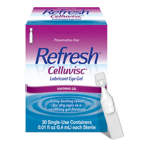 A&Z Pharmaceutical, Refresh Celluvisc Lubricant Eye Drops Single-Use Containers, Count of 30