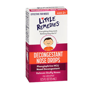 Little Remedies, Litlle Remedies Decongestant Nose Drops, 0.5 oz