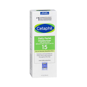 Cetaphil, Cetaphil Daily Facial Moisturizer Spf 15, Fragrance free 4 oz