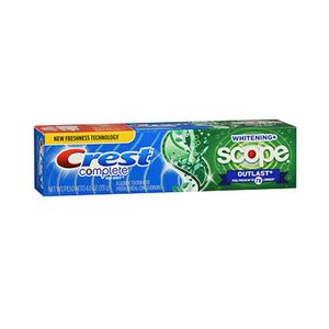 Crest, Crest Extra White Plus Scope Outlast Toothpaste, Long Lasting Mint 4 oz