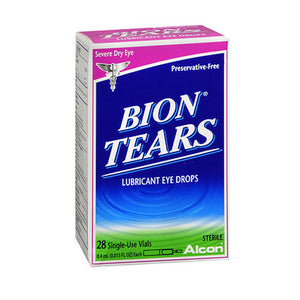 Bion Tears, Bion Tears Lubricant Eye Drops Single Use Vials, Count of 28