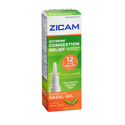 Zicam, Zicam Extreme Congstion Relief No-Drip Liq Nasal Gel, 0.5 oz