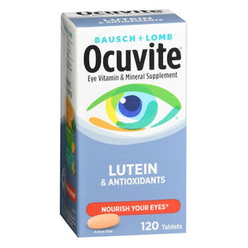 Bausch And Lomb, Bausch And Lomb Ocuvite Eye Vitamin & Mineral Supplement Tablets, Count of 1