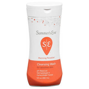 Summers Eve, Summers Eve Feminine Wash Sensitive Skin Morning Paradise Summers, 9 oz